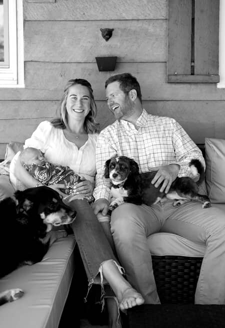 Molly and Borgan Ballard with baby Ida